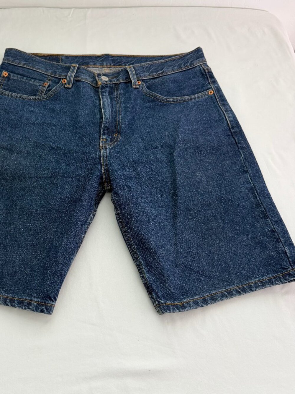 Levi’s 501 Original Fit Jeans Men’s W34 Blue Medium Wash Straight Leg Button Fly
